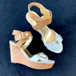 Marc Fisher Gatto 2 Cork Wedge Sandals